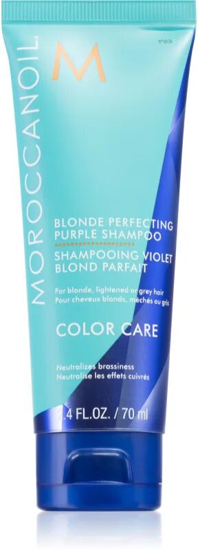 Moroccanoil Color Care shampoing tonifiant violet  pour cheveux blonds 70 ml