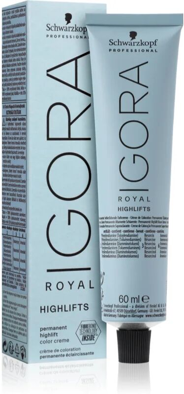 Schwarzkopf Professional IGORA Royal Highlifts coloration cheveux permanente teinte 10-0 Ultrablond Natur 60 ml