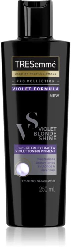 TRESemmé Violet Blonde Shine shampoing violet pour cheveux blonds 250 ml