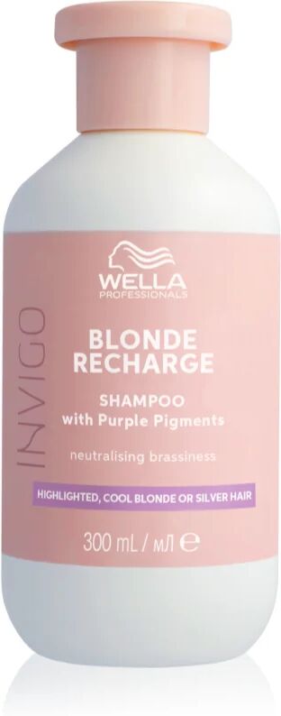 Wella Professionals Invigo Blonde Recharge shampoing pour cheveux blonds anti-jaunissement 300 ml