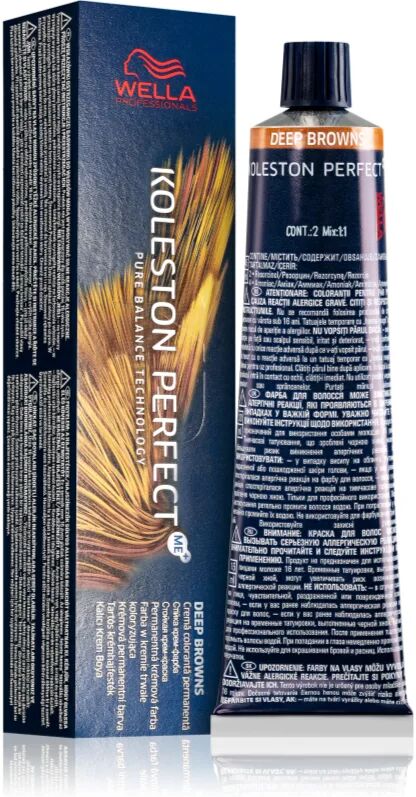 Wella Professionals Koleston Perfect ME+ Deep Browns coloration cheveux permanente teinte 6/74 60 ml