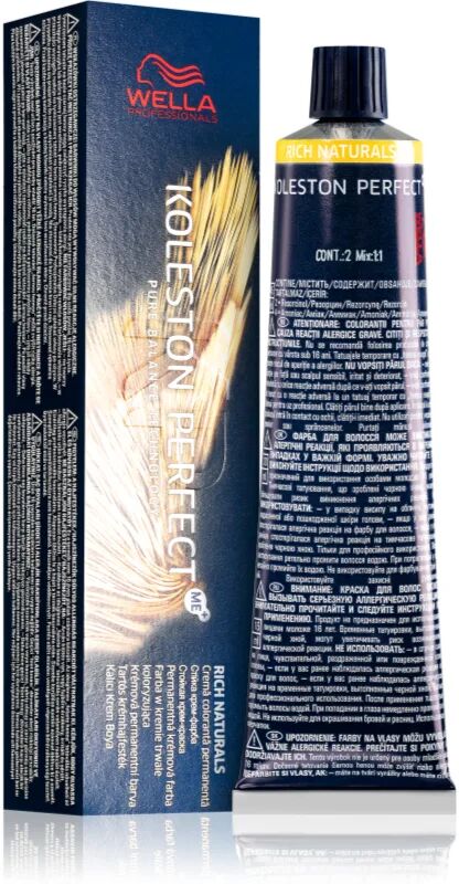 Wella Professionals Koleston Perfect ME+ Rich Naturals coloration cheveux permanente teinte 10/86 60 ml