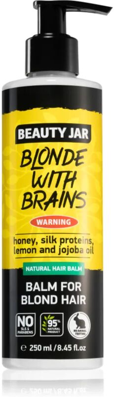 Beauty Jar Blonde With Brains baume pour cheveux blonds 250 ml