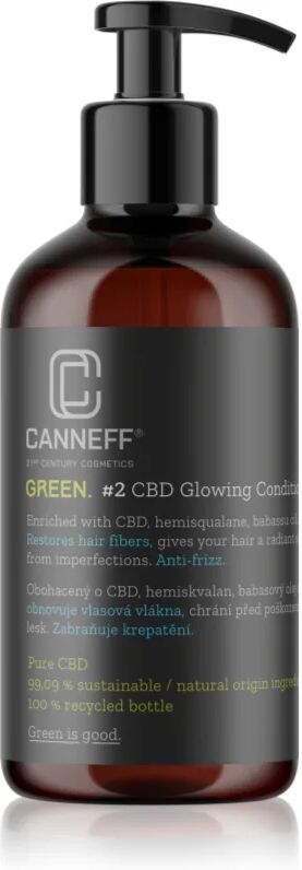 Canneff Green CBD Glowing Conditioner après-shampoing anti-frisottis 200 ml