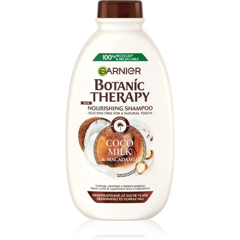 Garnier Botanic Therapy Coco Milk & Macadamia shampoing nourrissant pour cheveux secs et rêches 400 ml