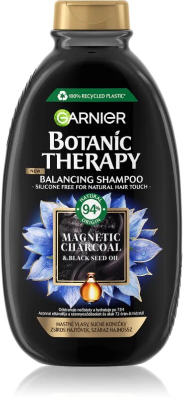 Garnier Botanic Therapy Magnetic Charcoal shampoing pour cuir chevelu gras et pointes sèches 400 ml