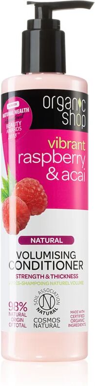 Organic Shop Natural Raspberry & Acai après-shampoing fortifiant 280 ml