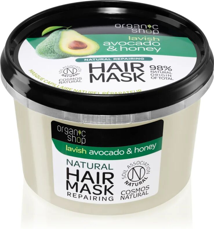 Organic Shop Natural Avocado & Honey masque cheveux régénérant 250 ml