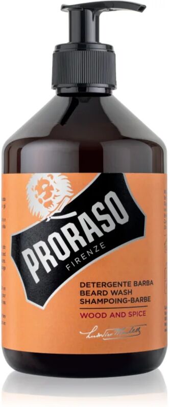 Proraso Wood and Spice shampoing pour barbe 500 ml