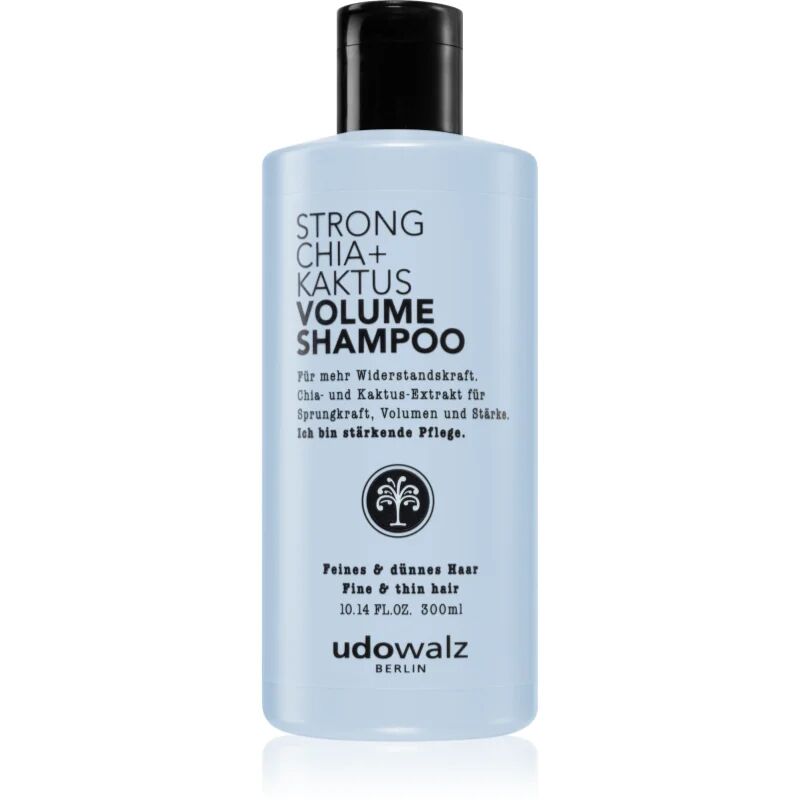 Udo Walz Strong Chia + Kaktus shampoing nettoyant doux pour cheveux fins 300 ml