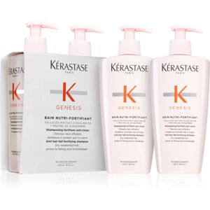 Kérastase Genesis Bain Nutri-Fortifiant shampoing fortifiant pour les cheveux affaiblis ayant tendance à tomber 2x500 ml