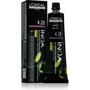 L’Oréal Professionnel Inoa coloration cheveux permanente sans ammoniaque teinte 4.20 60 ml