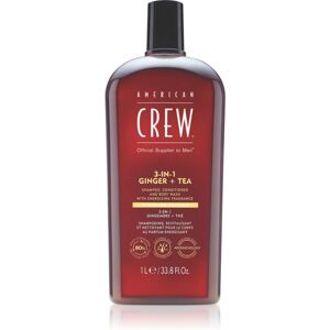 American Crew Gingembre + Thé 3-en-1 Shampooing, Après-shampoing et Gel de Douche - Hommes - Publicité American Crew Gingembre + Thé 3-en-1 Shampooing, Après-shampoing et Gel de Douche - Hommes - Publicité