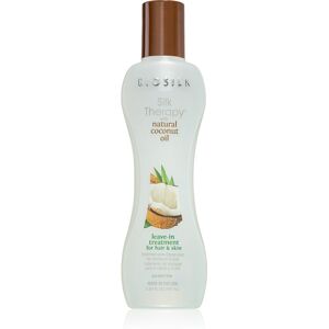 Biosilk Silk Therapy Natural Coconut Oil soin hydratant sans rinçage pour cheveux et corps 167 ml - Publicité Biosilk Silk Therapy Natural Coconut Oil soin hydratant sans rinçage pour cheveux et corps 167 ml - Publicité