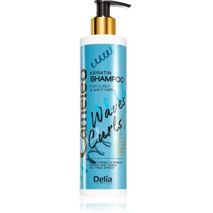 Delia Cosmetics Cameleo Fale Loki shampoing pour cheveux bouclés et frisés à la kératine 250 ml - Publicité Delia Cosmetics Cameleo Fale Loki shampoing pour cheveux bouclés et frisés à la kératine 250 ml - Publicité