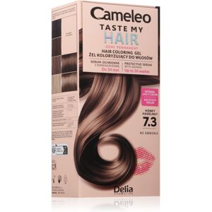 Delia Cosmetics Cameleo Taste My Hair coloration semi-permanente pour cheveux teinte 7.3 Honey Hazelnut 1 pcs - Publicité Delia Cosmetics Cameleo Taste My Hair coloration semi-permanente pour cheveux teinte 7.3 Honey Hazelnut 1 pcs - Publicité