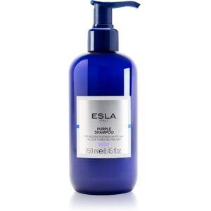 ESLA ITALY Purple shampoing pour cheveux blonds anti-jaunissement 250 ml - Publicité ESLA ITALY Purple shampoing pour cheveux blonds anti-jaunissement 250 ml - Publicité