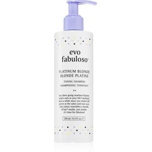 EVO Fabuloso Toning Shampoo shampoing tonifiant violet anti-jaunissement 250 ml - Publicité EVO Fabuloso Toning Shampoo shampoing tonifiant violet anti-jaunissement 250 ml - Publicité