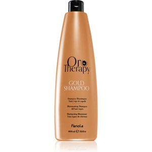 Fanola Oro Therapy Gold Shampoo shampoing à l'huile d'argan 1000 ml - Publicité Fanola Oro Therapy Gold Shampoo shampoing à l'huile d'argan 1000 ml - Publicité