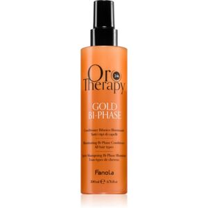 Fanola Oro Therapy 24K Gold Bi-Phase Conditioner - Revitalise les Cheveux - Publicité Fanola Oro Therapy 24K Gold Bi-Phase Conditioner - Revitalise les Cheveux - Publicité