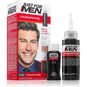 Just for Men Color Kit préparation colorante cheveux pour homme teinte H-45 Dark Brown 1 pcs - Publicité Just for Men Color Kit préparation colorante cheveux pour homme teinte H-45 Dark Brown 1 pcs - Publicité