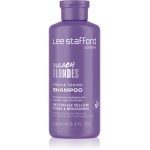 Lee Stafford Bleach Blondes Toning Shampoo - Neutralise Tons Jaunes - Publicité Lee Stafford Bleach Blondes Toning Shampoo - Neutralise Tons Jaunes - Publicité