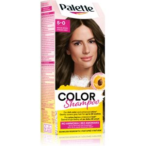 Schwarzkopf Palette Color Shampoo shampoing colorant teinte 5-0 Medium Brown 50 ml - Publicité Schwarzkopf Palette Color Shampoo shampoing colorant teinte 5-0 Medium Brown 50 ml - Publicité