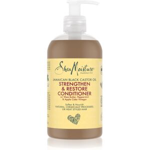Shea Moisture Jamaican Black Castor Oil Strengthen & Restore après-shampoing fortifiant et rénovateur pour cheveux et cuir chevelu fatigués 384 ml - Publicité Shea Moisture Jamaican Black Castor Oil Strengthen & Restore après-shampoing fortifiant et rénovateur pour cheveux et cuir chevelu fatigués 384 ml - Publicité