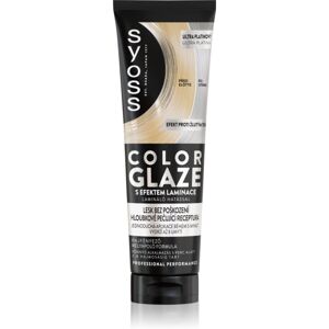 Syoss Intense Glaze Color préparation colorante cheveux brillance teinte Ultra Platinum 130 ml - Publicité Syoss Intense Glaze Color préparation colorante cheveux brillance teinte Ultra Platinum 130 ml - Publicité