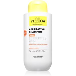 Alfaparf Milano Shampoo Jaune Réparation - Réparation des cheveux - Publicité Alfaparf Milano Shampoo Jaune Réparation - Réparation des cheveux - Publicité