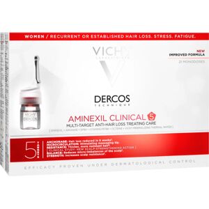 Vichy Dercos Aminexil Clinical 5 soin ciblé anti-chute pour femme 21x6 ml - Publicité