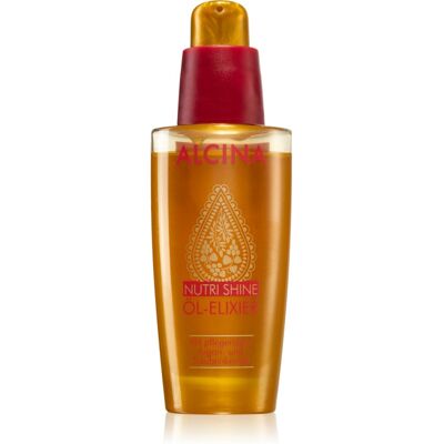 Alcina Nutri Shine Huile Capillaire - Nourrit, Répare, Brille - Publicité Alcina Nutri Shine Huile Capillaire - Nourrit, Répare, Brille - Publicité