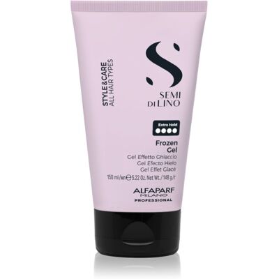 Alfaparf Milano Semi di Lino Style&Care Frozen gel gel coiffant fixation extra forte 150 ml - Publicité Alfaparf Milano Semi di Lino Style&Care Frozen gel gel coiffant fixation extra forte 150 ml - Publicité