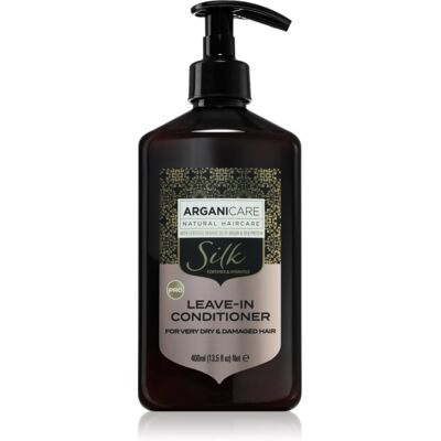 Arganicare Soin Sans Rinçage à la Protéine de Soie - Soins Capillaires - 400ml - Publicité Arganicare Soin Sans Rinçage à la Protéine de Soie - Soins Capillaires - 400ml - Publicité
