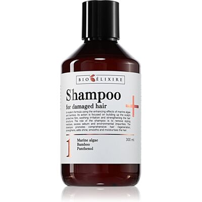 Bioélixire Shampoo Cheveux Abîmés - Soin pour Femmes - Publicité Bioélixire Shampoo Cheveux Abîmés - Soin pour Femmes - Publicité