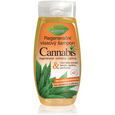 Bione Cosmetics Cannabis shampoing régénérant 260 ml - Publicité Bione Cosmetics Cannabis shampoing régénérant 260 ml - Publicité