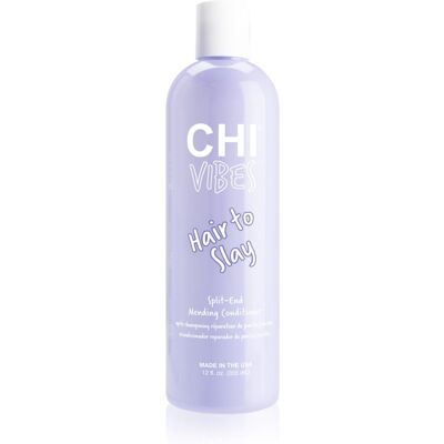 CHI Vibes Hair To Slay Split-End Mending Conditioner après-shampoing hydratant anti-pointes fourchues 355 ml - Publicité CHI Vibes Hair To Slay Split-End Mending Conditioner après-shampoing hydratant anti-pointes fourchues 355 ml - Publicité
