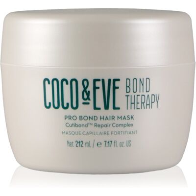 Coco & Eve Bond Therapy Pro Bond Mask masque rénovateur et fortifiant pour cheveux abîmés et traités chimiquement 212 ml - Publicité Coco & Eve Bond Therapy Pro Bond Mask masque rénovateur et fortifiant pour cheveux abîmés et traités chimiquement 212 ml - Publicité