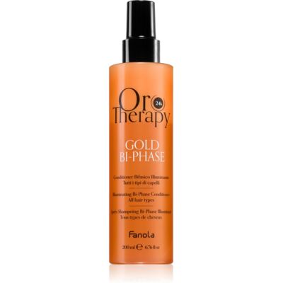 Fanola Oro Therapy 24K Gold Bi-Phase Conditioner - Revitalise les Cheveux - Publicité Fanola Oro Therapy 24K Gold Bi-Phase Conditioner - Revitalise les Cheveux - Publicité