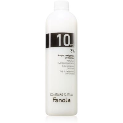 Développeur capillaire Fanola - 10 Vol./ 3% - Tous types de cheveux - Publicité Développeur capillaire Fanola - 10 Vol./ 3% - Tous types de cheveux - Publicité