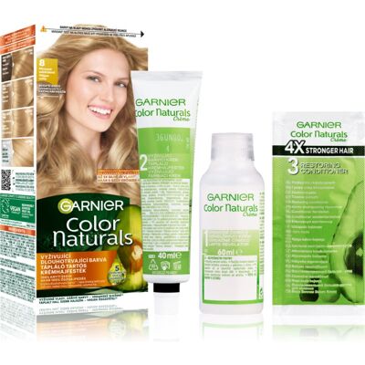 Garnier Naturals Crème Blond Foncé - Coloration capillaire - Publicité Garnier Naturals Crème Blond Foncé - Coloration capillaire - Publicité