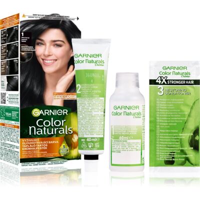 Garnier Ultra Black Coloration Permanente - Couleur de Cheveux - Publicité Garnier Ultra Black Coloration Permanente - Couleur de Cheveux - Publicité