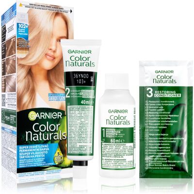 Garnier Modèle 102+ Silver Givré - Coloration capillaire - Publicité Garnier Modèle 102+ Silver Givré - Coloration capillaire - Publicité