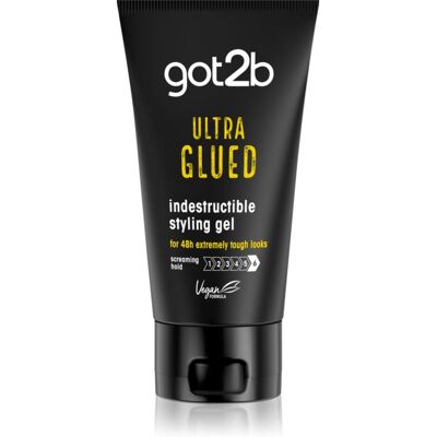 Gel de styling got2b Ultra Glued - Fixation Forte - 150ml - Publicité Gel de styling got2b Ultra Glued - Fixation Forte - 150ml - Publicité