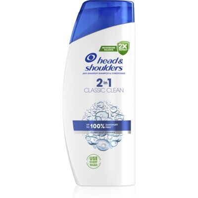 Head & Shoulders Classic Clean 2en1 - Shampooing & Après-shampooing pour femmes - Publicité Head & Shoulders Classic Clean 2en1 - Shampooing & Après-shampooing pour femmes - Publicité