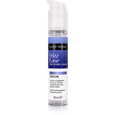 John Frieda Frizz Ease The Hydro Sealer Moisture Protect Serum sérum hydratant 50 ml - Publicité John Frieda Frizz Ease The Hydro Sealer Moisture Protect Serum sérum hydratant 50 ml - Publicité