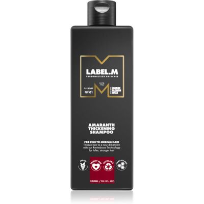 Label M Shampoo Épaississant Amarante - 300ml - Shampoo - Publicité Label M Shampoo Épaississant Amarante - 300ml - Shampoo - Publicité