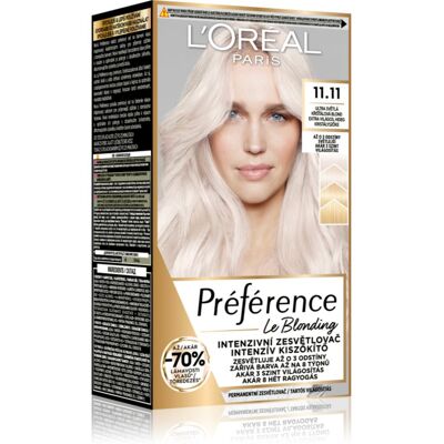 L’Oréal Paris - Preference Le Blonding 11.11 Ultra Light Cold Crystal Blonde - Coloration capillaire - Publicité L’Oréal Paris - Preference Le Blonding 11.11 Ultra Light Cold Crystal Blonde - Coloration capillaire - Publicité
