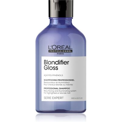 L'Oréal Professionnel Serie Expert Blondifier Gloss Shampoo - Shampooing Cheveux Blonds - Publicité L'Oréal Professionnel Serie Expert Blondifier Gloss Shampoo - Shampooing Cheveux Blonds - Publicité