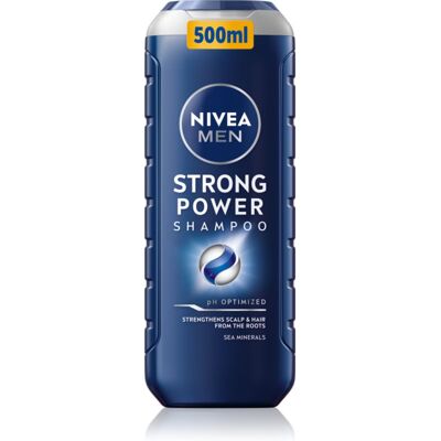 NIVEA MEN Strong Power shampoing pour stimuler la repousse des cheveux et renforcer les racines 500 ml - Publicité NIVEA MEN Strong Power shampoing pour stimuler la repousse des cheveux et renforcer les racines 500 ml - Publicité